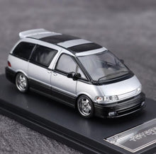 Load image into Gallery viewer, Mortal 1:64 Silver Previa Mini Van MPV Sports Model Diecast Metal Car New Collection
