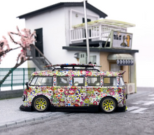 Load image into Gallery viewer, Liberty 1:64 T1 Camper Van Sunflower Kombi Sports Model Diecast Metal Car New
