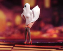 Load image into Gallery viewer, 1:64 Painted Figure Model Miniature Resin Diorama Sand Halloween Girl Ghost Toy
