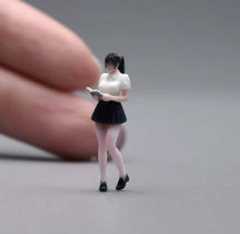 Load image into Gallery viewer, 1:64 Painted Figure Model Miniature Resin Diorama Pretty Girl Beauty Mini Skirt
