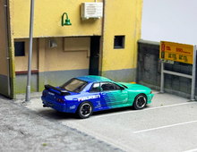 Load image into Gallery viewer, TM 1:64 JDM Skyline GTR R32 Falken Racing Sports Model Diecast Metal Car New
