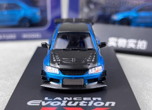 Load image into Gallery viewer, CM 1:64 Blue Carbon Lancer Evo 9 IX Voltex Sports Model Diecast Metal Car New Collection
