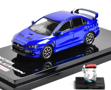 Load image into Gallery viewer, Hobby Japan 1:64 Blue Evolution X EVO 10 Engine Model Diecast Metal Car New Collection
