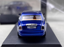 Load image into Gallery viewer, SW 1:64 Blue Phantom VII 7 Luxury Sedan Sports Model Diecast Metal Car New Collection
