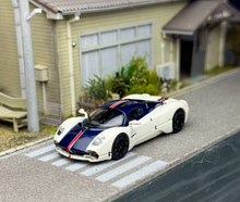 Load image into Gallery viewer, LCD 1:64 White Blue Carbon Utopia Sports Model Diecast Metal Car New Collection
