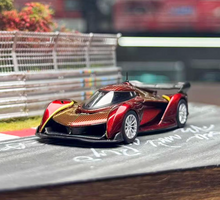 Load image into Gallery viewer, CM 1:64 Red Solus GT Racing Sports Model Diecast Metal Car New Collection
