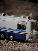 Load image into Gallery viewer, MK 1:64 Blue APA GMC Motor Home Road Trip RV Van Model Diecast Resin Car New Collection
