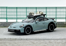 Load image into Gallery viewer, MINIGT 1:64 Gray 911 Dakar Shade Sports Model Diecast Metal Car 780 New Collection
