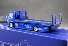 Load image into Gallery viewer, MT 1:64 Blue Calsonic H300 Flatbed Tow Truck Custom Model Diecast Metal Car
