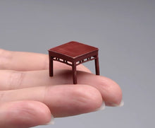 Load image into Gallery viewer, 1:64 Painted Figure Model Miniature Resin Diorama Sand Vintage Table Chair Set
