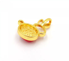 Load image into Gallery viewer, Nature Jade Cute Rabbie Pendant Necklace Gift Jewelry charm Blessing Lucky e
