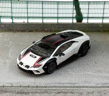 Load image into Gallery viewer, MINIGT 1:64 Huracan Sterrato Bianco Asopo Sports Model Diecast Metal Car New Collection
