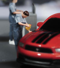 Load image into Gallery viewer, 1:64 Painted Figure Model Miniature Resin Diorama Sand Toy Repairman Set Worker New
