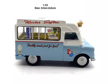 Load image into Gallery viewer, OXFORD 1:43 Soft Heart Ice Cream CA Vending Truck Cart Model Diecast Metal Car New
