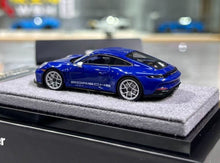 Load image into Gallery viewer, 1:64 DPM Albert Blue 911 992 ST Sports Model Diecast Resin Car New Collection
