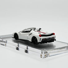 Load image into Gallery viewer, TPC 1:64 White Novitec 488 Convertible Sports Model Diecast Metal Car New Collection
