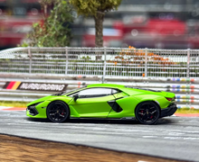 Load image into Gallery viewer, HH 1:64 Green Revuelto Racing Sports Open Model Diecast Metal Car New Collection
