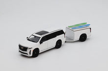 Load image into Gallery viewer, Shadow 1:64 White Escalade Cut Body Trailer Sports Model Diecast Metal Car New Collection
