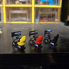 Load image into Gallery viewer, 1:64 Painted Figure Model Miniature Resin Sand Toy Racing Car Chair Simulator
