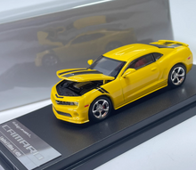 Load image into Gallery viewer, Glory 1:64 Yellow Camaro Coupe Muscle Sports Model Diecast Metal Car New Collection
