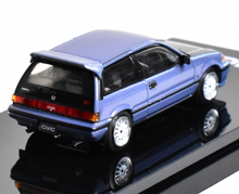 Load image into Gallery viewer, HobbyJapan 1:64 1984 Blue Carbon CIVIC Si E-AT Model Diecast Metal Car New Collection

