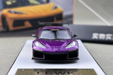 Load image into Gallery viewer, Fine 1:64 Purple C8 LB Widebody Sports Model Diecast Metal Car New Collection

