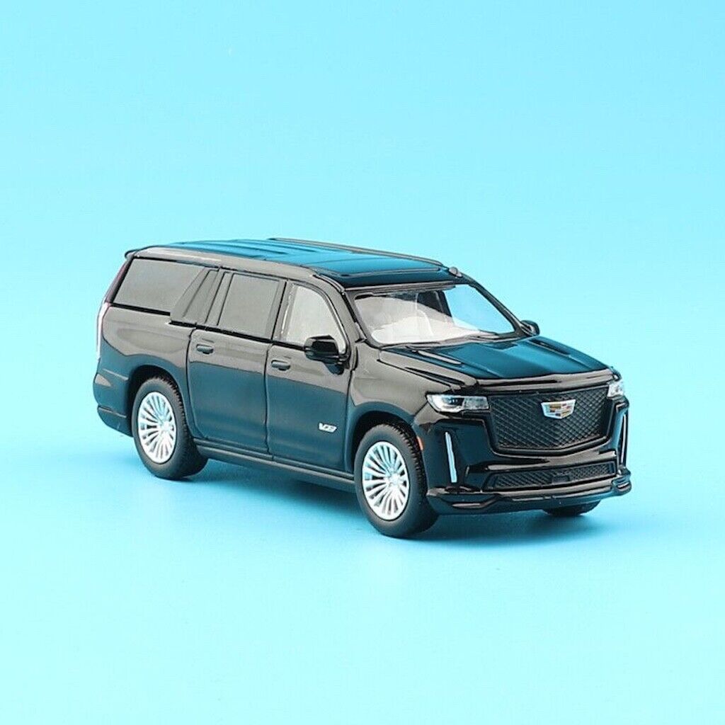 Masdi 1:64 Black Escalade Full Size SUV Sports Model Diecast Metal Car New Collection