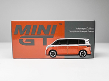 Load image into Gallery viewer, Minigt 1:64 Orange VW EV ID Buzz Mini Van Sports Model Diecast Metal Car New Collection
