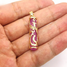 Load image into Gallery viewer, Nature Jade Phoenix Pendant Necklace Gift Jewelry charm Blessing Lucky Fortune g
