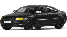 Load image into Gallery viewer, JKM 1:64 Matte Black S8 D3 Sedan Sports Model Diecast Metal Car New Collection
