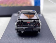 Load image into Gallery viewer, Fuji 1:64 Black Carbon Skyline GTR R34 Nismo Z-Tune Model Diecast Metal Car
