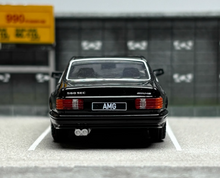 Load image into Gallery viewer, RM 1:64 Black 560 SEC AMG W126 Coupe Sports Model Diecast Metal Car New
