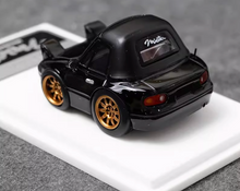 Load image into Gallery viewer, MJ 1:64 Black Miata MX5 Mini Cute Q Type Sports Model Diecast Resin Car New Collection
