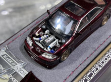 Load image into Gallery viewer, Mortal 1:64 JDM Red Mark II JZX100 Sedan Sports Model Diecast Metal Car New Collection
