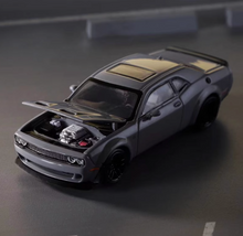 Load image into Gallery viewer, SH 1:64 Grey SRT Hellcat Muscle Coupe Sports Model Diecast Metal Car New

