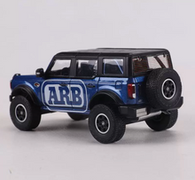 Load image into Gallery viewer, Shadow 1:64 Blue Bronco 4 Door ORV SUV Sports Model Diecast Metal Car New Collection
