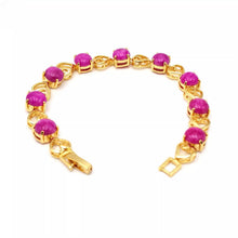 Load image into Gallery viewer, Nature Jade Beaded Bracelet Jewelry Blessing Lucky Fortune Gift For Her Heart p
