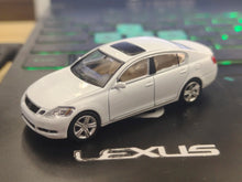 Load image into Gallery viewer, Model1 1:64 White GS300 Luxury Sedan Sports Model Metal Diecast Car BN
