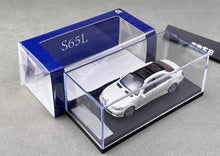 Load image into Gallery viewer, SW 1:64 Pearl White S65L Mk5 W221 Sedan Sports Model Diecast Metal Car New Collection
