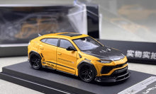 Load image into Gallery viewer, Flame 1:64 Yellow URUS LB Widebody Sports Model Diecast Metal Car New Collection
