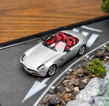 Load image into Gallery viewer, MINIGT 1:64 Silver Z8 Convertible Racing Sports Model Diecast Metal Car New Collection
