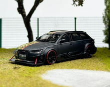 Load image into Gallery viewer, JEC 1:64 Black RS6 Widebody Wagon DTM Sports Model Diecast Resin Car New Collection
