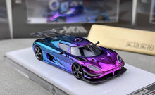 Load image into Gallery viewer, HKM 1:64 Electroplated Blue One 1 Racing Sports Model Diecast Metal Car New Collection
