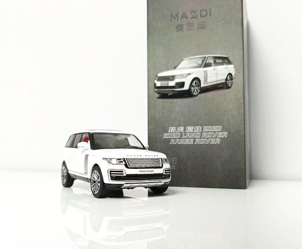 Masdi 1:64 2020 White Range Rover SUV ORV Sports Model Diecast Metal Car BN