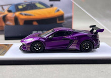 Load image into Gallery viewer, Fine 1:64 Purple C8 LB Widebody Sports Model Diecast Metal Car New Collection

