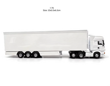 Load image into Gallery viewer, 1:76 White Scania R580 Refrigerated Container Truck Model Diecast Metal Car
