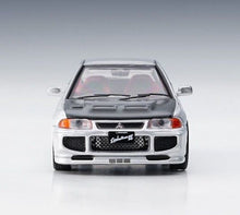 Load image into Gallery viewer, INNO 1:64 JDM Silver Mitsubishi Lancer EVO Racing Sports Model Toy Metal Car Display Box
