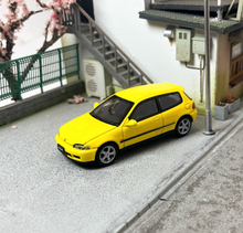Load image into Gallery viewer, LCD 1:64 JDM Yellow EG6 Civic SIR Hatchback Sports Model Diecast Metal Car New
