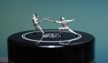 Load image into Gallery viewer, 1:64 Painted Figure Model Miniature Resin Diorama Sand Fencer Fencing Athletes
