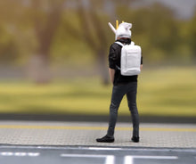 Load image into Gallery viewer, 1:64 Painted Figure Model Miniature Resin Sand cool man boy backpack Style
